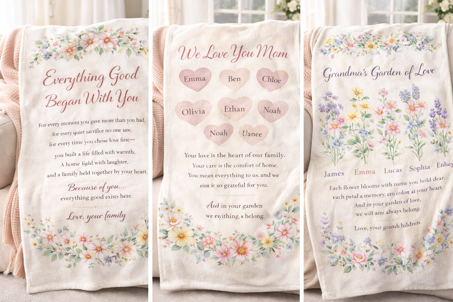 Blooming Comfort Blanket Bundle