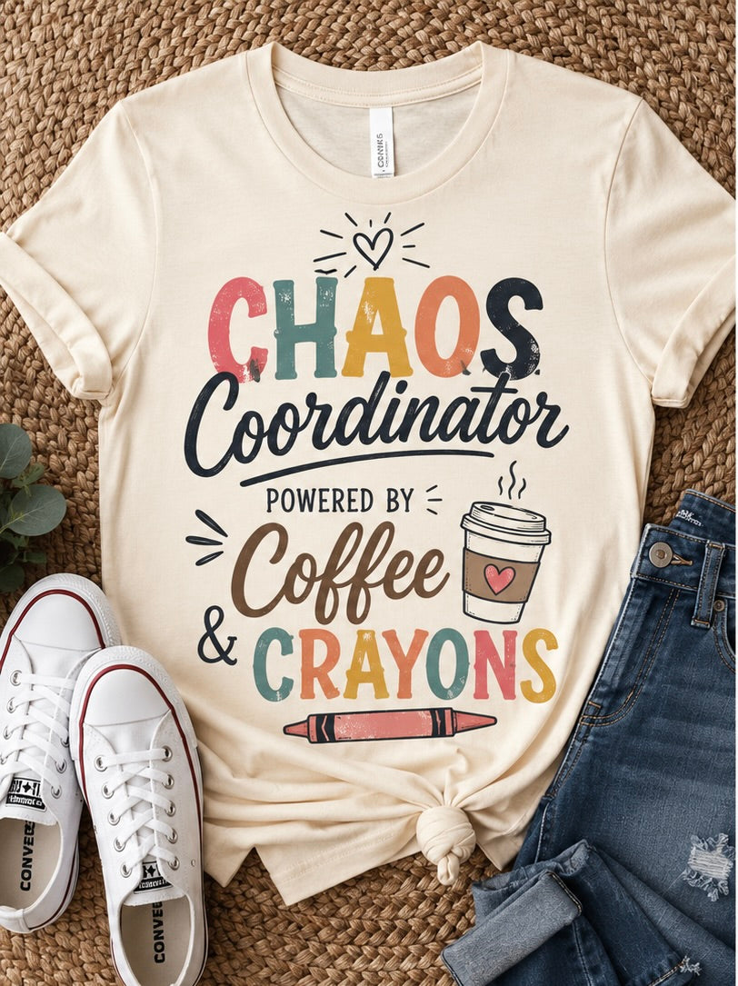 Chaos Coordinator Teacher Tee