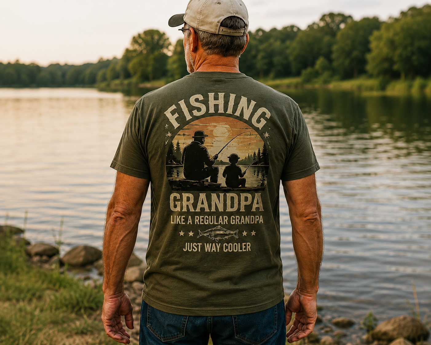 Grandpa Fishing