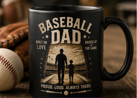 Baseball Dad Coffee Mug