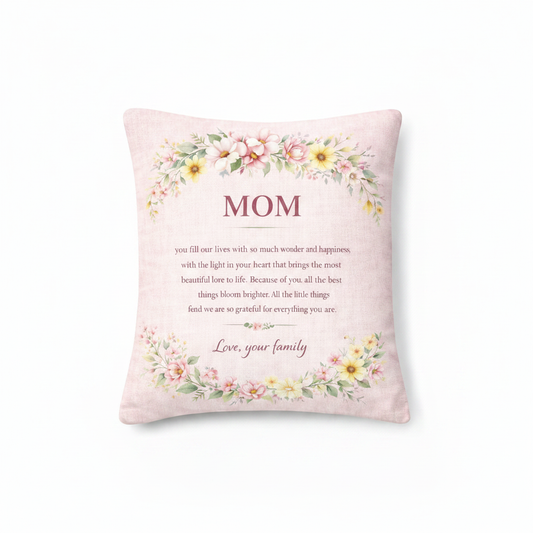 Forever Grandma or Mom Pillow Style 1